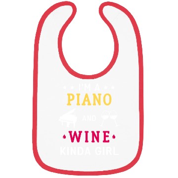 Discover Funny Piano Teacher Women Bibs