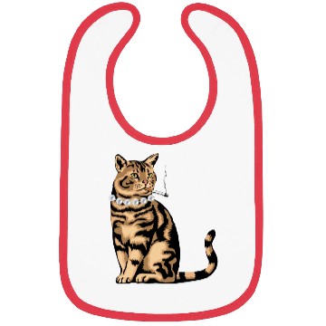 Discover Cat Smoking Bibs