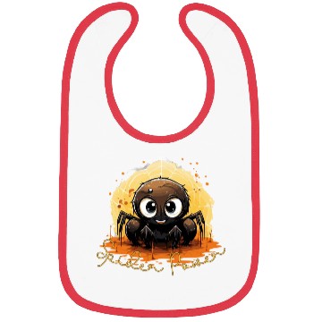 Discover Halloween cute scary spider. Spider Power Bibs
