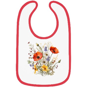 Discover Vintage Bibs Pressed Flowers Wildflowers Nature