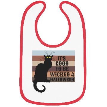 Discover ITS GOOD TO BE WICKED 4 HALLOWEEN Bibs