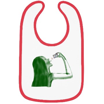 Discover Lady taking music pills Bibs