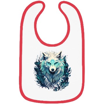 Discover Celestial Lunar Wild Wolf Bibs
