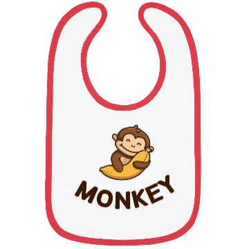 Discover Monkey banana Bibs