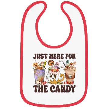 Discover Just Here For The Candy Bibs