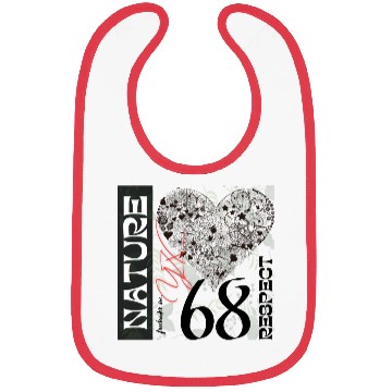 Discover Heart, respect nature Bibs