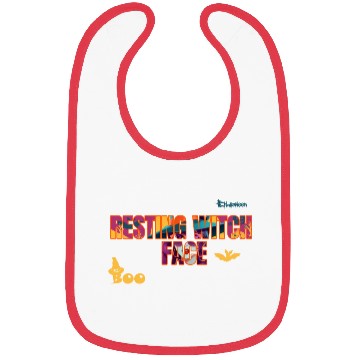 Discover Resting Witch Face Design Bibs