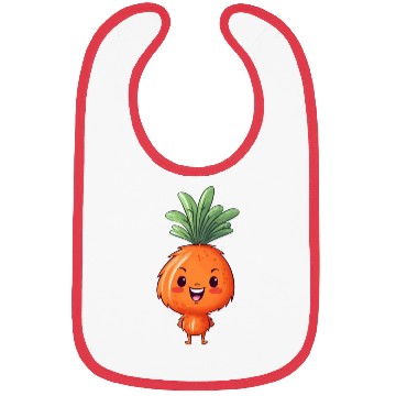 Discover Kawaii Carrot: Cute Vegetable Pal Bibs