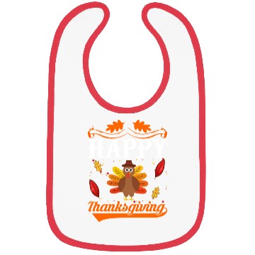 Discover Happy Thanksgiving Bibs