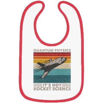 Discover Funny Retro 80´s Rocket Science Quantum Physics Bibs