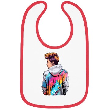 Discover hooded boy Bibs