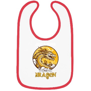 Discover Just A Mama Who Loves Dragon Bibs