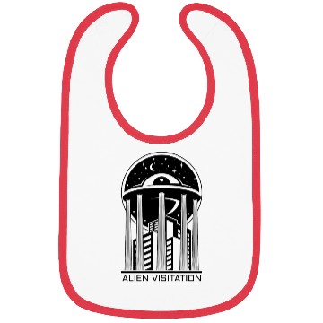 Discover Alien Visitation (Design For Light Colours) Bibs