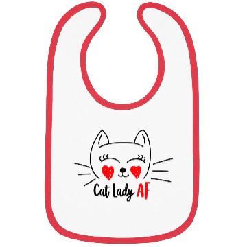 Discover Cat Lady Af Bibs