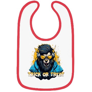 Discover Halloween werewolf Bibs