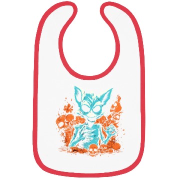 Discover Halloween Fuchs Skeleton Bibs