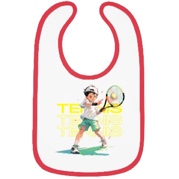 Discover Tennis boy - Tennis player Bibs