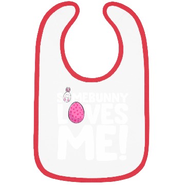 Discover Somebunny Loves Me Easter Bunny Egg Quote Bibs