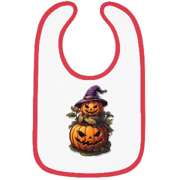 Discover Happy Halloween Pumpkins 18 Bibs