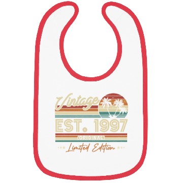 Discover Retro '97 Birthday Surprise Bibs
