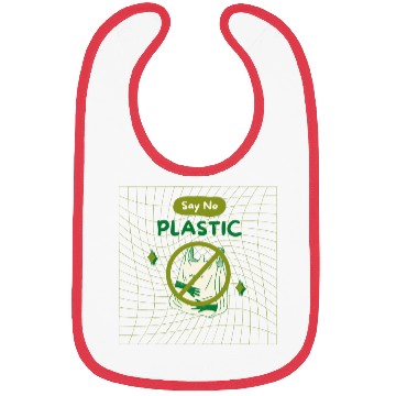 Discover EARTH DAY SAY NO PLASTIC Bibs