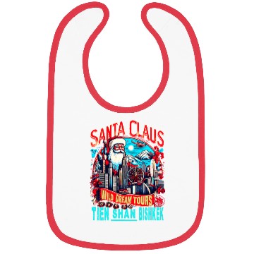 Discover Santa Claus on an Adventure Travel World Tour Bibs
