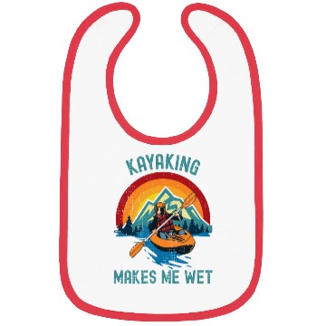 Discover KAYAKING MAKES ME WET Funny Kayak Water Sport Bibs