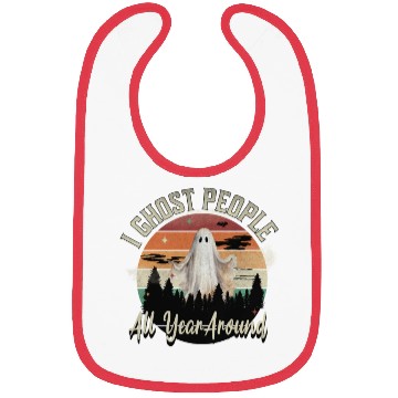 Discover I Ghost People All Year Around Bibs