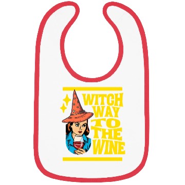Discover Witch Way To The Wine Bibs
