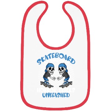 Discover Spooky Horror Skateboarder Halloween Skateboarding Bibs