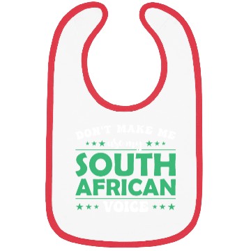 Discover Don´t Make Me Use My South African Voice Bibs
