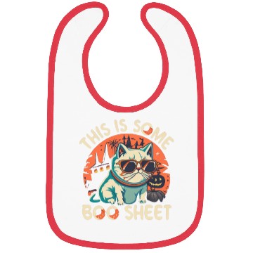 Discover This is Boo Sheet Halloween Ghost Bibs