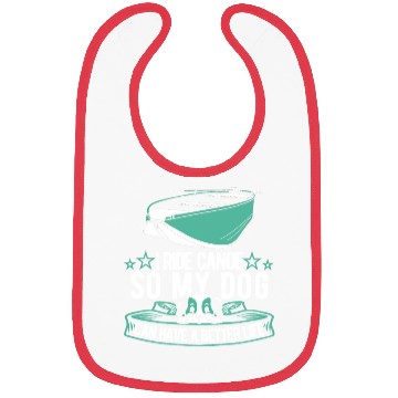 Discover Canoe Canoeing Canoeist Dog Bibs