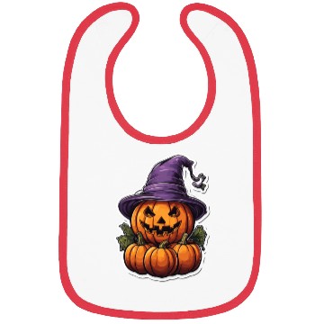 Discover Happy Halloween Pumpkins 30 Bibs