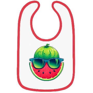 Discover Summery Kawaii Design with Watermelon and Bibs