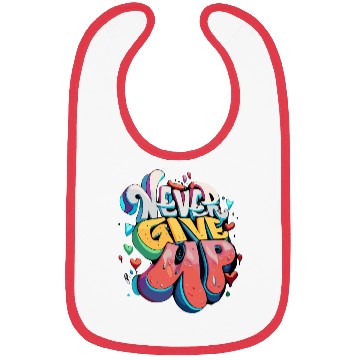 Discover Never Give Up Bibs