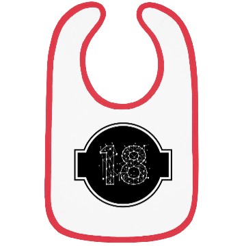 Discover Space Number 18 Bibs