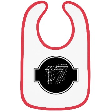 Discover Space Number 17 Bibs