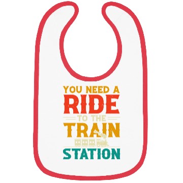 Discover You Need a Ride to the Train Station Bibs
