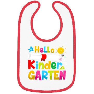 Discover Hello Kindergarten Back to School Bibs
