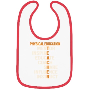 Discover Pe Physical Education Teacher Teach Back To School Bibs