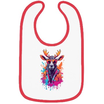Discover Cool Moose With Sunglasses Bibs