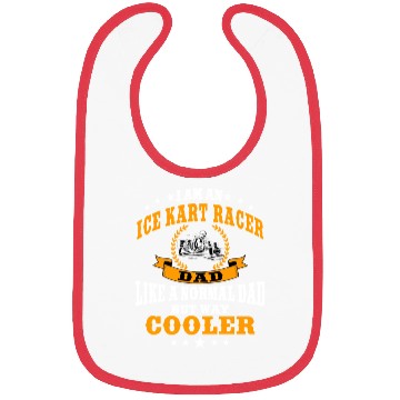 Discover Funny Ice Kart Racer Dad Design Bibs