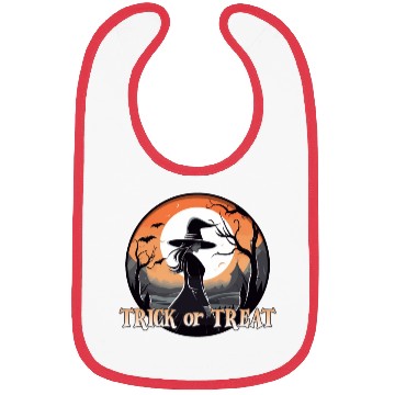 Discover Halloween witch Bibs