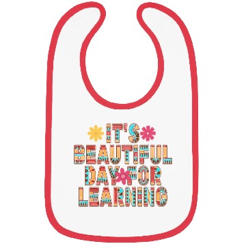 Discover It's A Beautiful Day For Learning Bibs