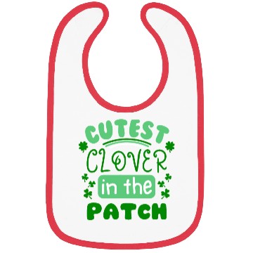 Discover St Patricks Day Cutest Clover In The Patch Bibs