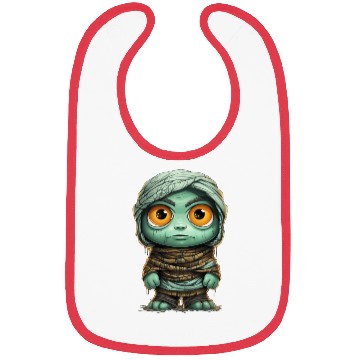 Discover Halloween Spooky Cartoon Mummy Bibs