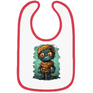 Discover Halloween Spooky Cartoon Mummy Bibs