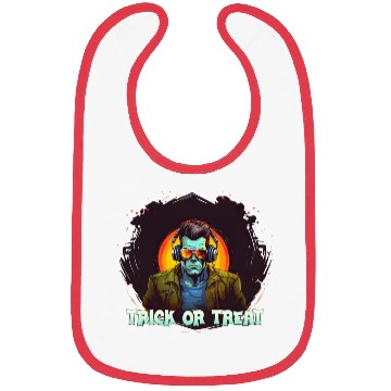 Discover Halloween trick or treat Bibs