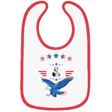 Discover I love America Bibs
